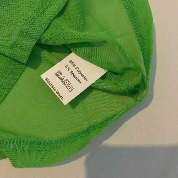 SHEIN green mesh crop cami top 💚 - Picture 4 of 4